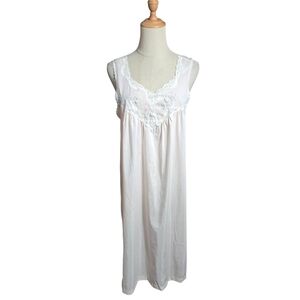 Barbizon Pink Lace Trim Vintage Nightgown
